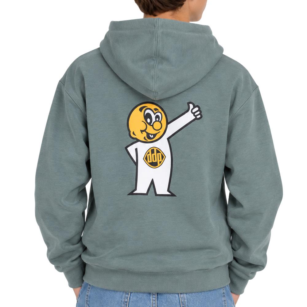 Grüner Junior-Hoodie DDP Ansicht 2