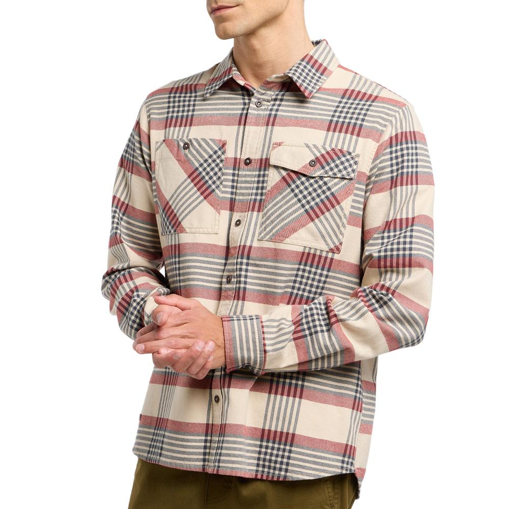 Beiges/rotes Karohemd für Herren von Ragwear – Danke günstig