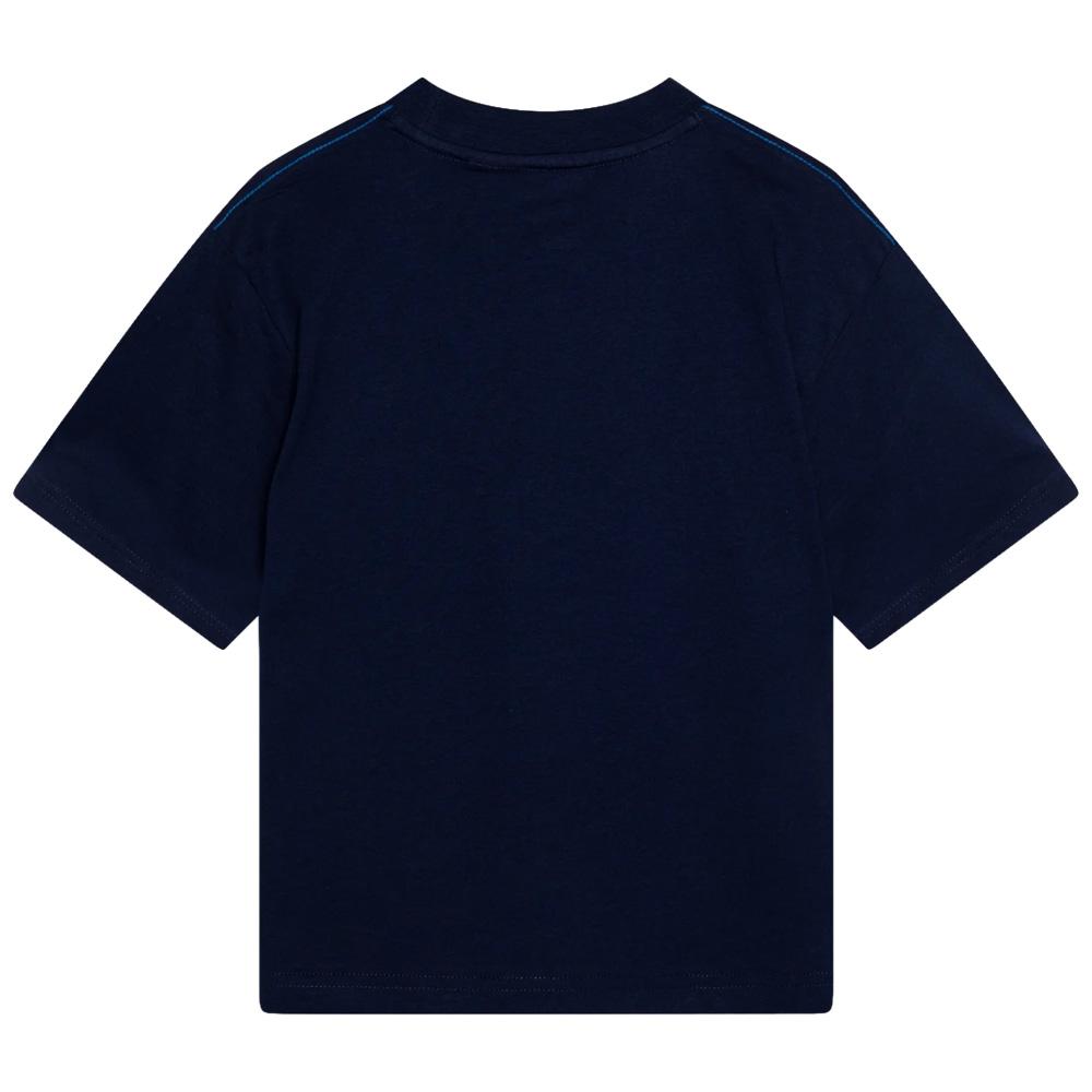 T-Shirt Marine Garçon Timberland T60424 Nectarine vue 2
