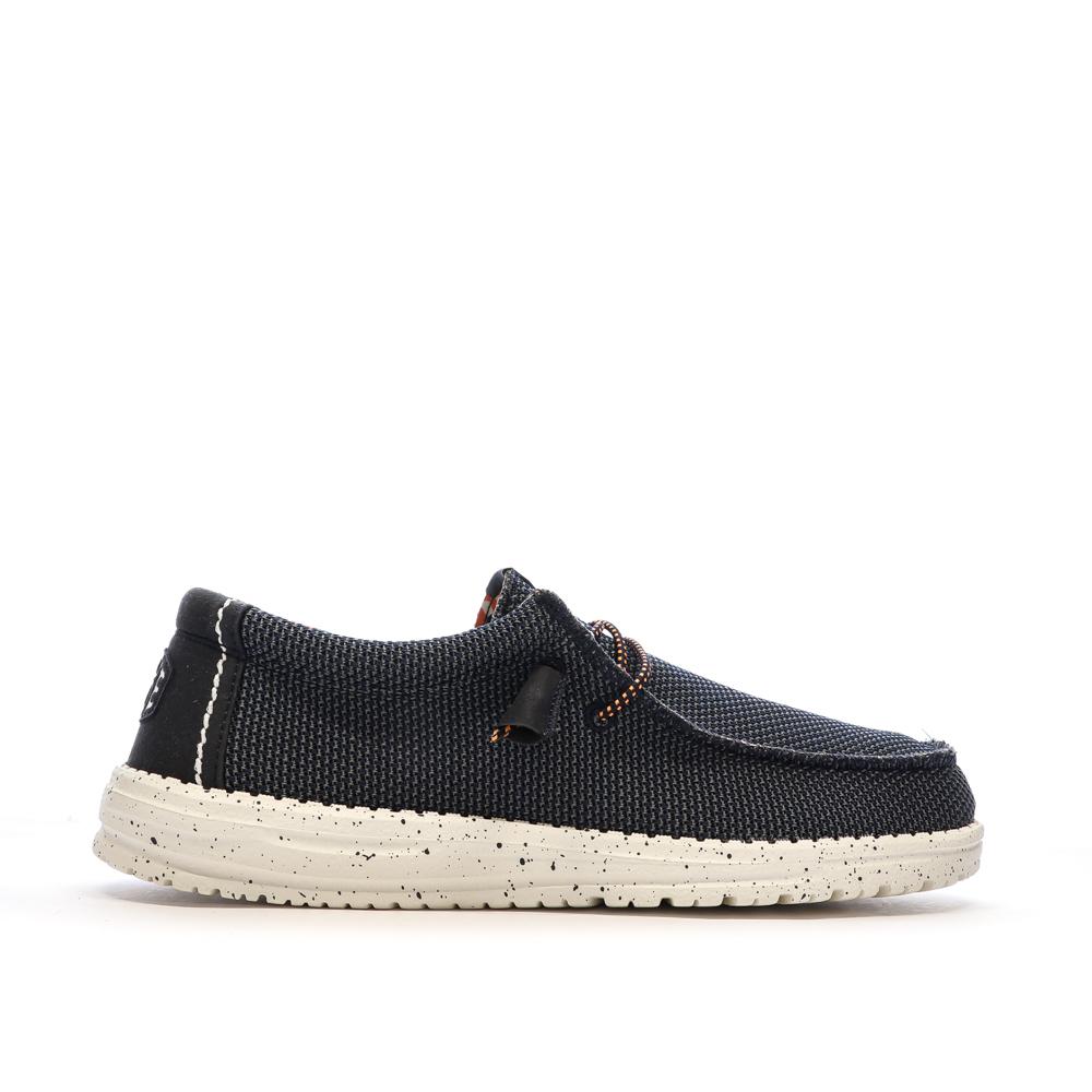 Hey Dude Wally Sox Pine Blue Men's Shoes Photo of the Espace des Marques %store% store - view of %key%