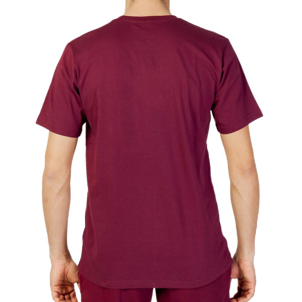 Sergio Tacchini Herren Bordeaux Stripe A T-Shirt Ansicht 2