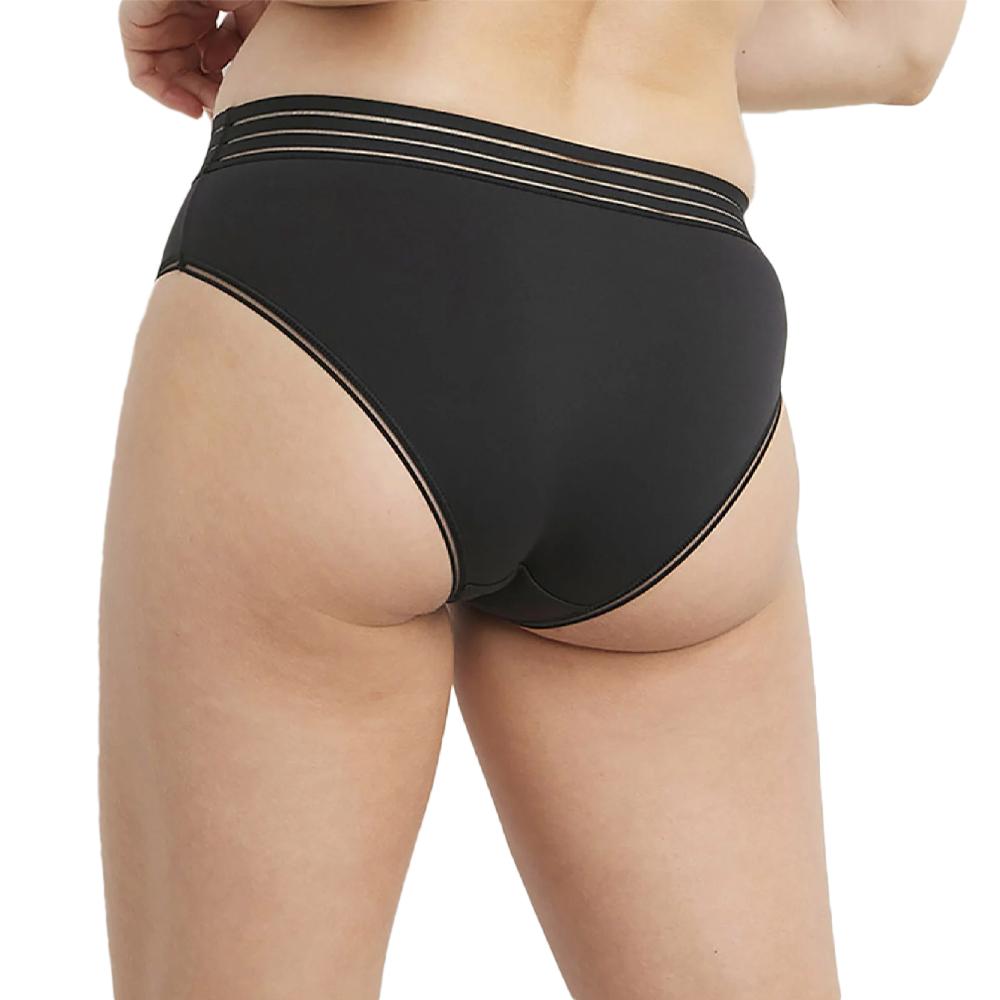 Slip Schwarz Frau Dim Oh Ansicht 2