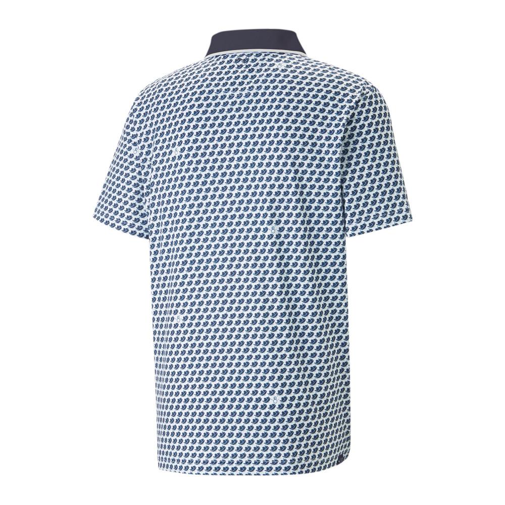 Puma Love Men's Golf Polo White/Navy Photo of the Espace des Marques %store% store - view of %key%