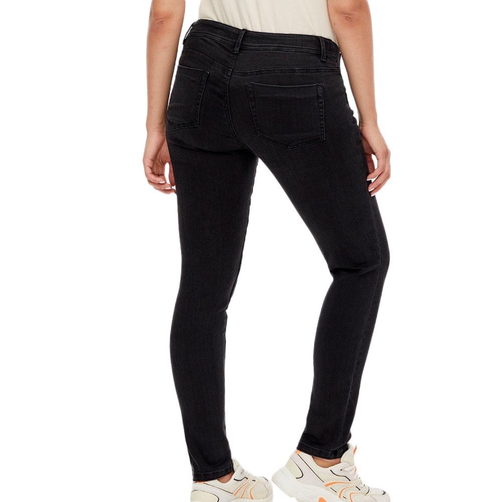 Slim Black Pregnancy Jeans Mamalicious Elastics Photo of the Espace des Marques %store% store - view of %key%
