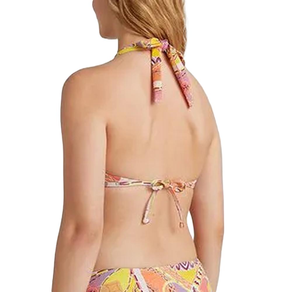 Gelb/Pink Women's O'Neill Sao Mix Badeanzugoberteil Ansicht 2