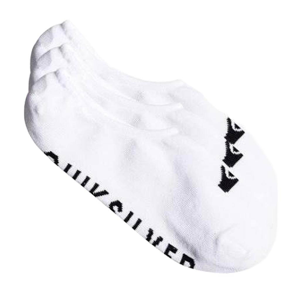 3 Paar weiße Herrensocken von Quiksilver – 3-Pack günstig