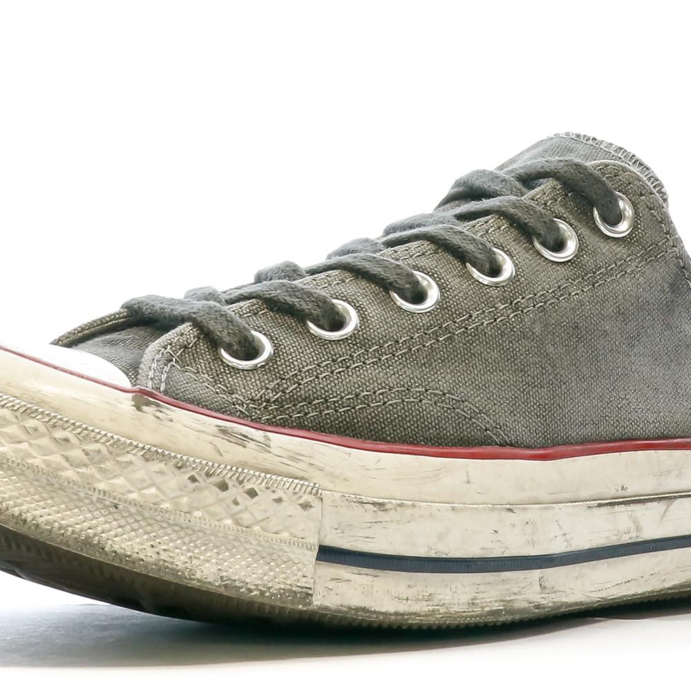 Baskets Grise Homme Converse Chuck 70 Canvas vue 7