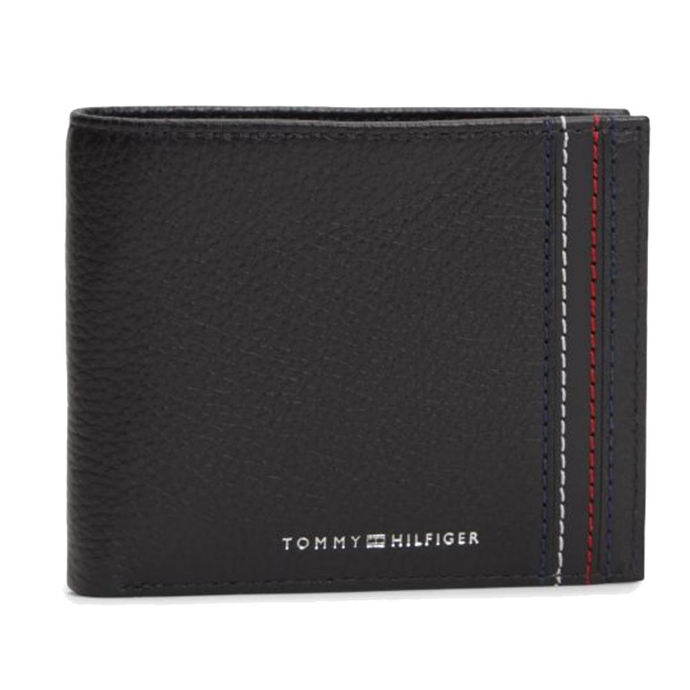 Tommy Hilfiger Men’s Black Wallet Th Central Cc & Coin affordable