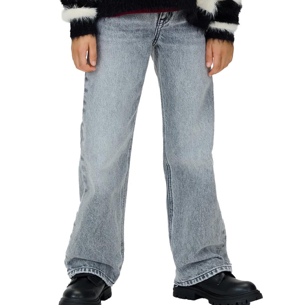 Jean Loose Gris Garçon Calvin Klein Jeans Washed pas cher