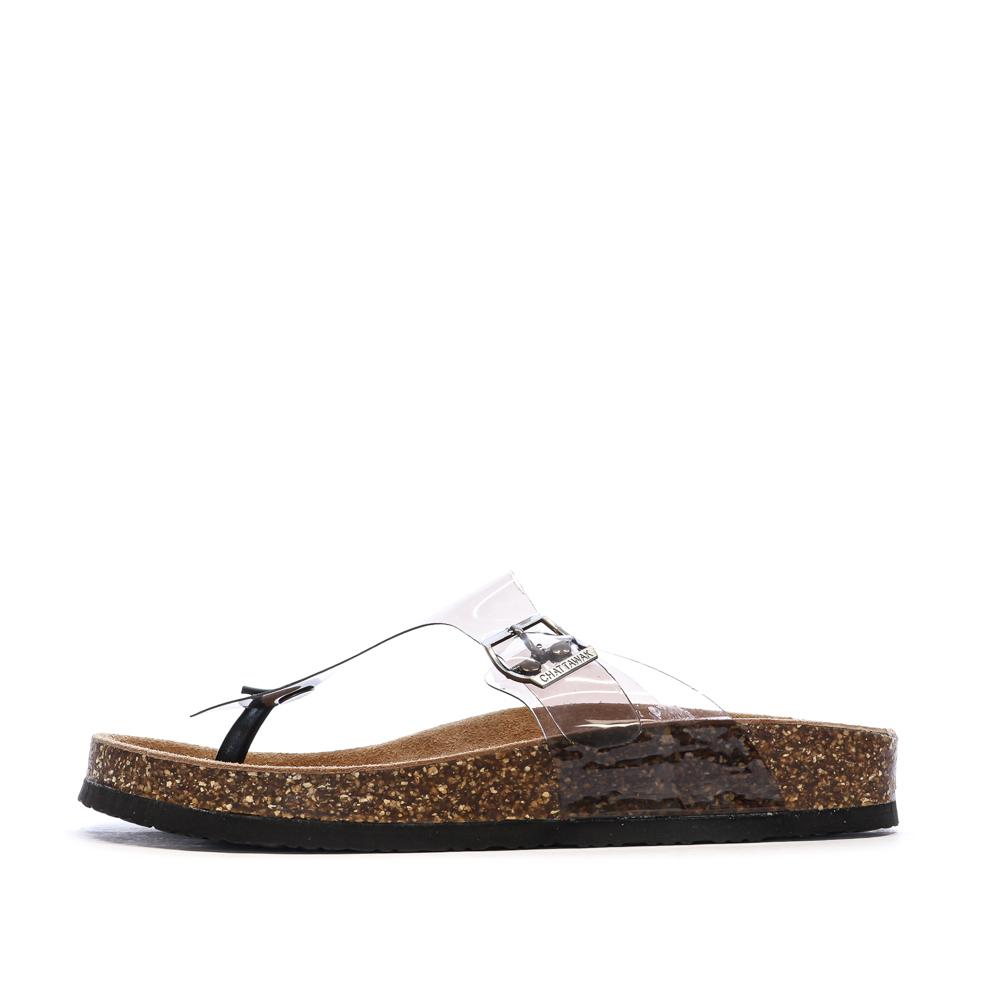 Sandalen Transparent/Schwarz Frau Chattawak Summer günstig