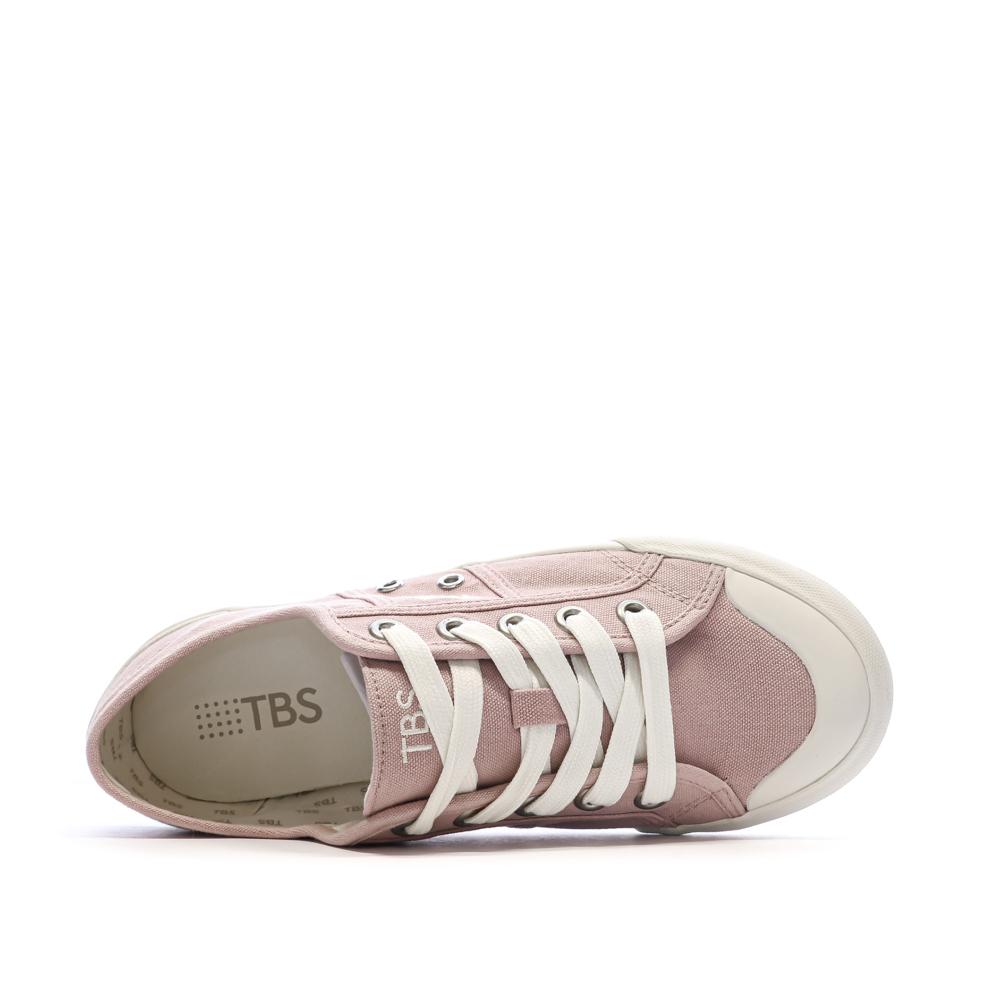 Hellrosa Stoffschuhe für Damen TBS OPIACE Ansicht 4