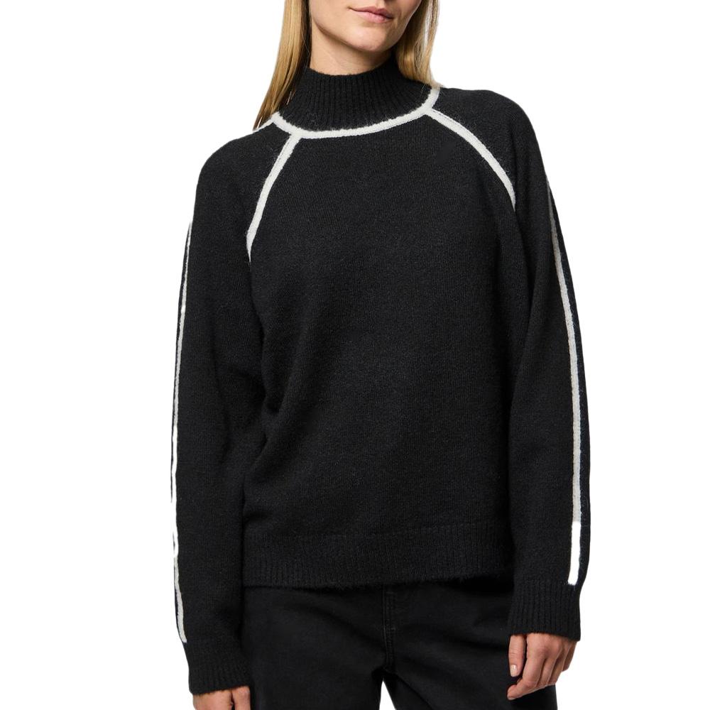 Pieces Lola Jersey Negro Mujer barato