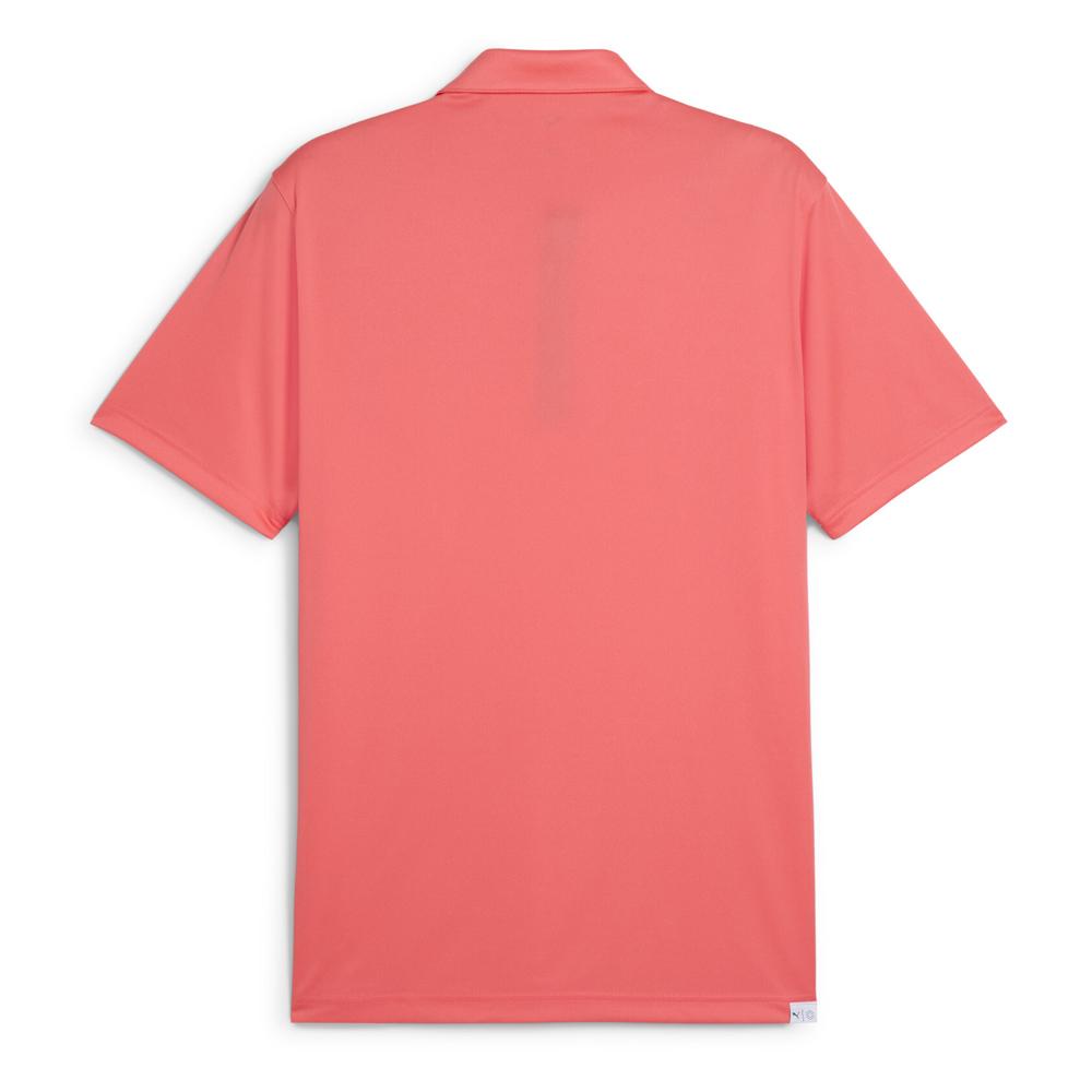 Puma Pure 2.0 Herren Golf Polo Orange Ansicht 2