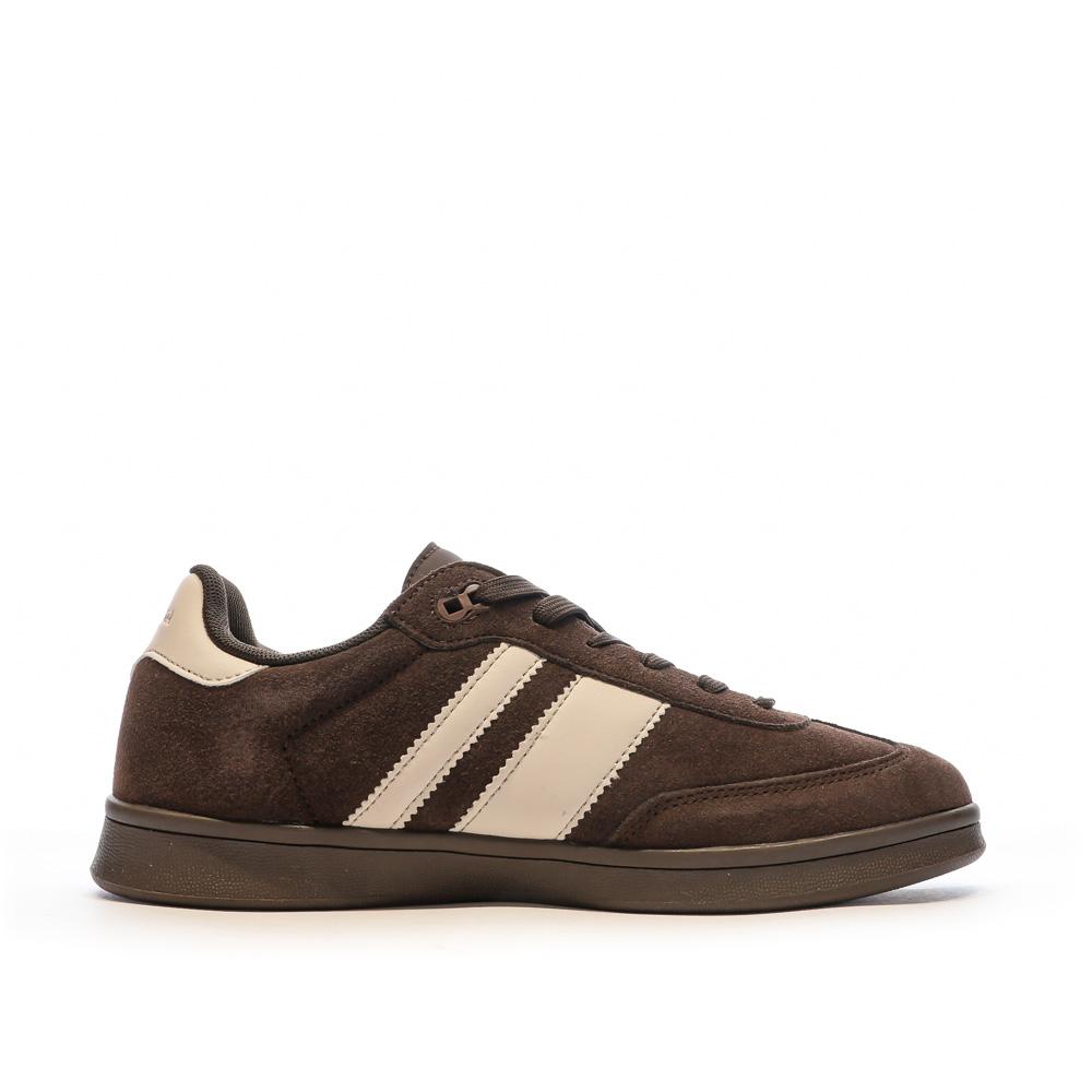 Teddy Smith White Suede Brown Men's Sneakers Photo of the Espace des Marques %store% store - view of %key%