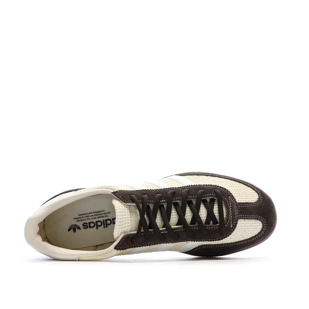 Baskets Écru/Marron Homme Adidas Spezial vue 4