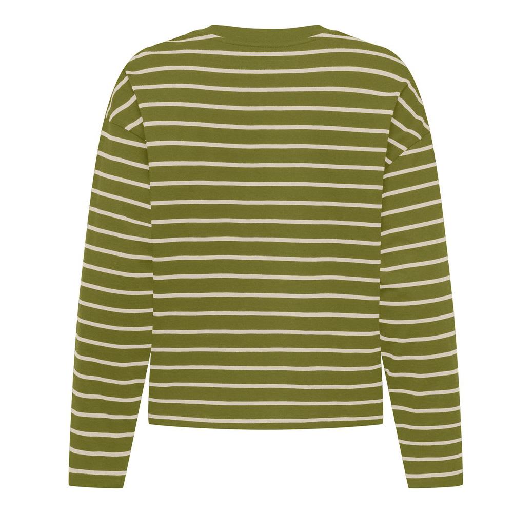 Women’s Green Long-Sleeved T-Shirt by Only Happy Photo of the Espace des Marques %store% store - view of %key%