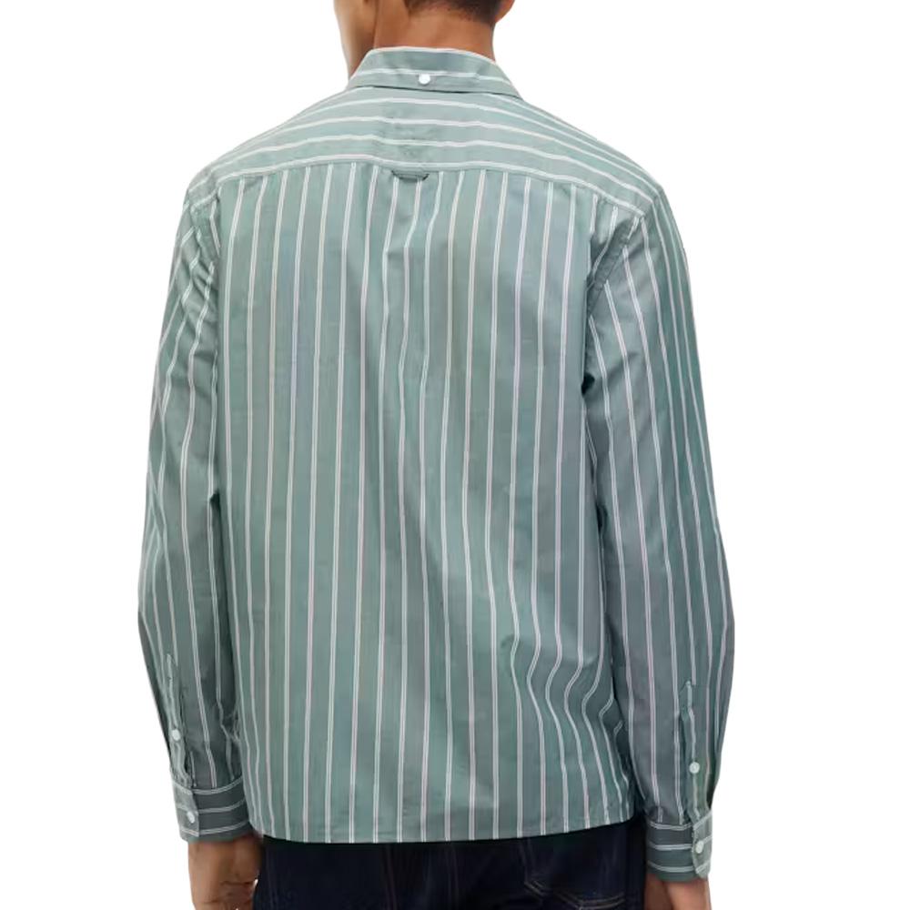 Camisa verde de hombre Tommy Hilfiger de popelín ver 2