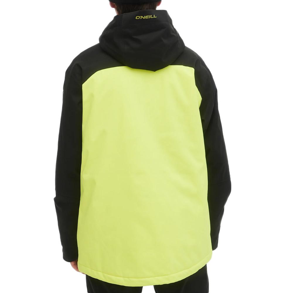 O'Neill Men's Total Disorder Fluorescent Yellow/Black Ski Jacket Photo of the Espace des Marques %store% store - view of %key%