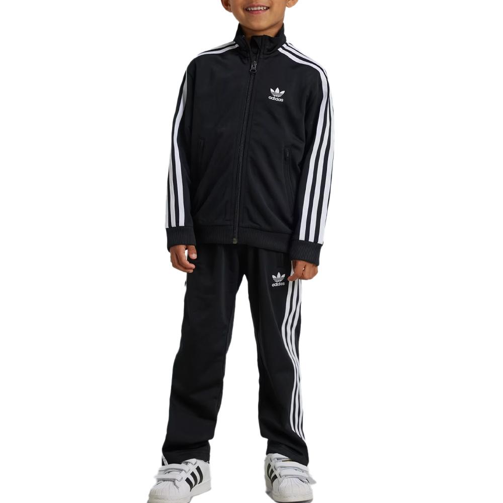Adidas Boy's 3s Trainingsanzug Schwarz günstig