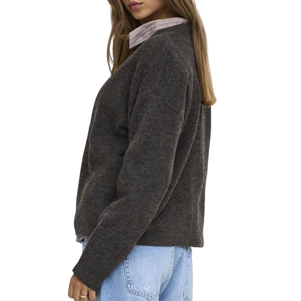 Brauner Damenpullover von Only Lolivia Ansicht 2
