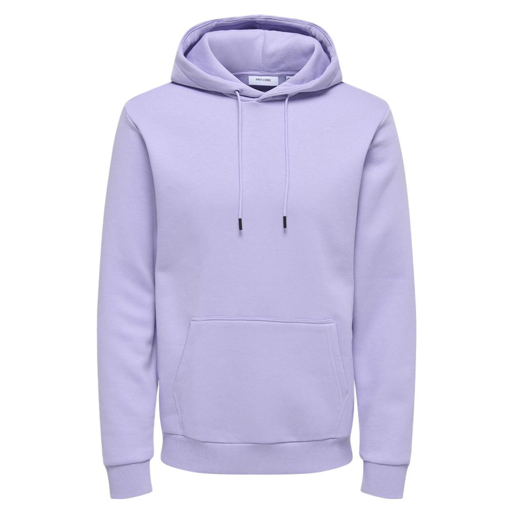 Herren Only &amp; Sons Ceres Kapuzenpullover Mittleres Lila Ansicht 3