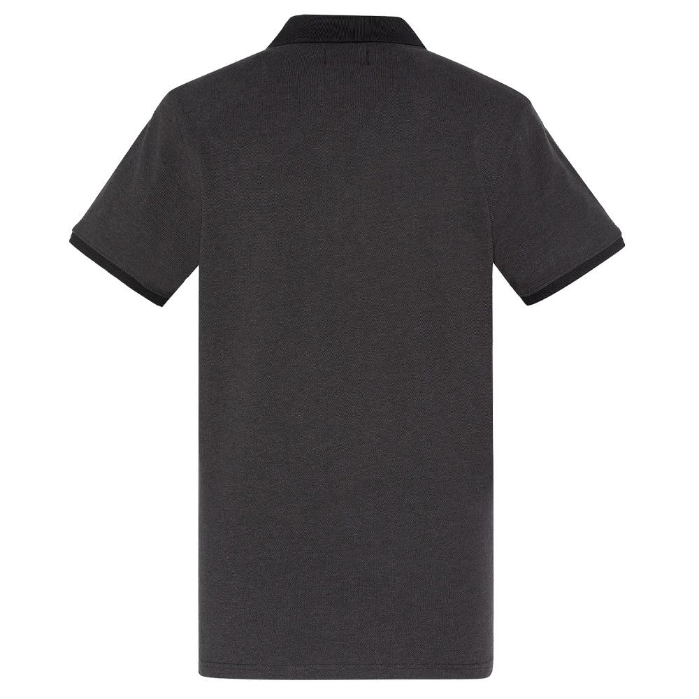 Polo negro para hombre Schott PSPENY ver 2