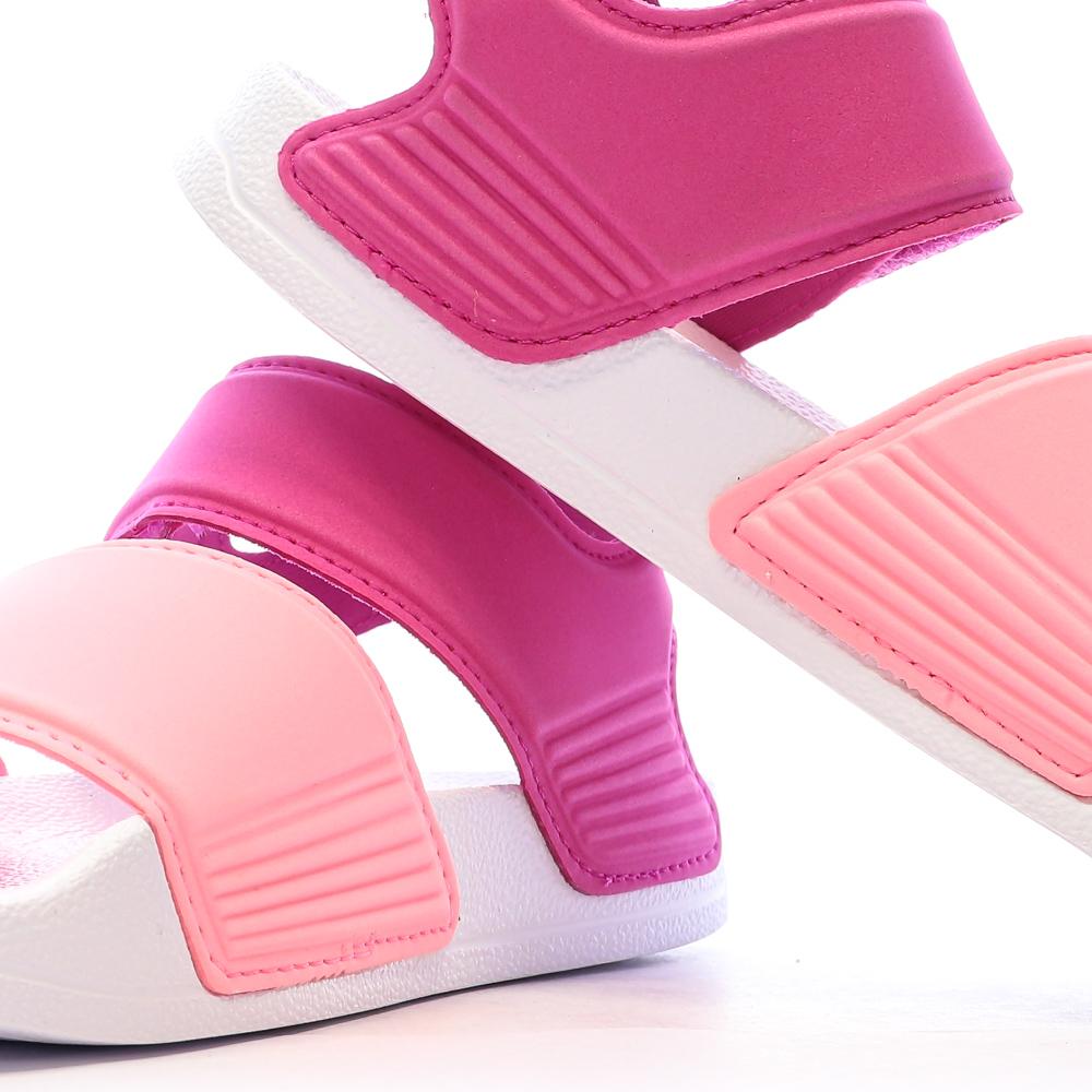 Adidas Adilette K Girls Pink/White Sandals Photo of the Espace des Marques %store% store - view of %key%