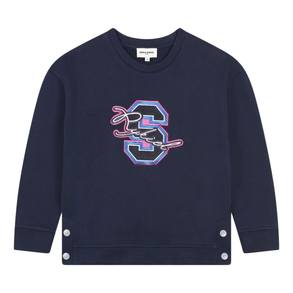 Girl's blue sweatshirt Sonia Rykiel A00237 affordable