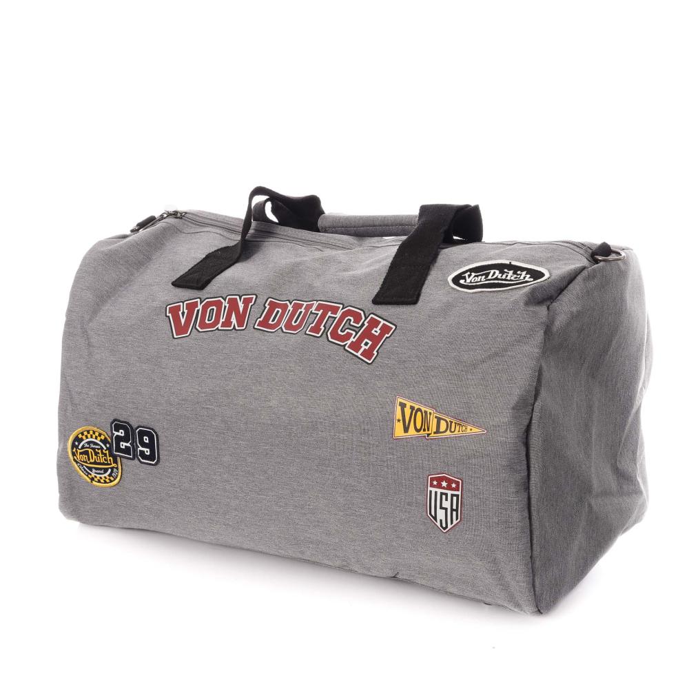 Bolsa de viaje gris para hombre Von Dutch LCATARH24 barato