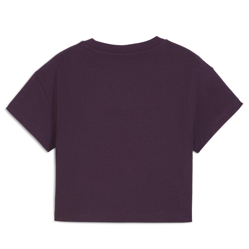 Plum T-shirt Girl Puma Better Classics Photo of the Espace des Marques %store% store - view of %key%