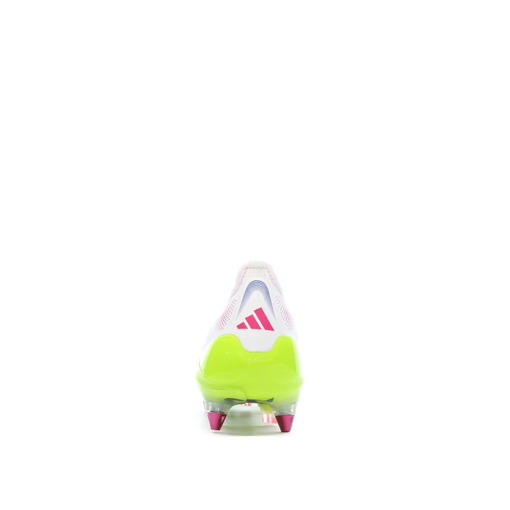 Chaussures de Foot Blanc/Rose Adidas Predator Elite Ll SG vue 3