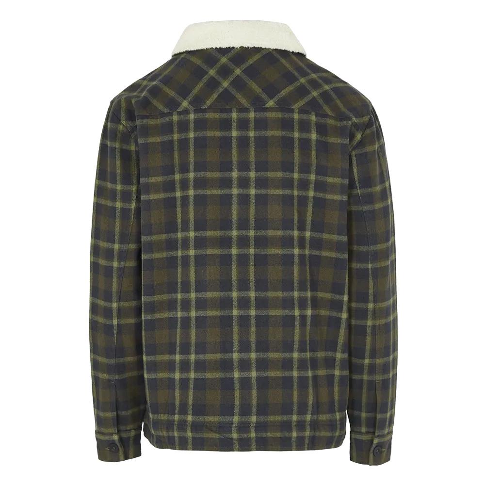 Veste à carreaux kaki Homme O'Neill Fleece Lined vue 2