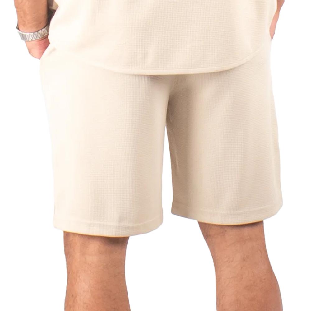 Short Beige Homme Paname Brothers Poly vue 2