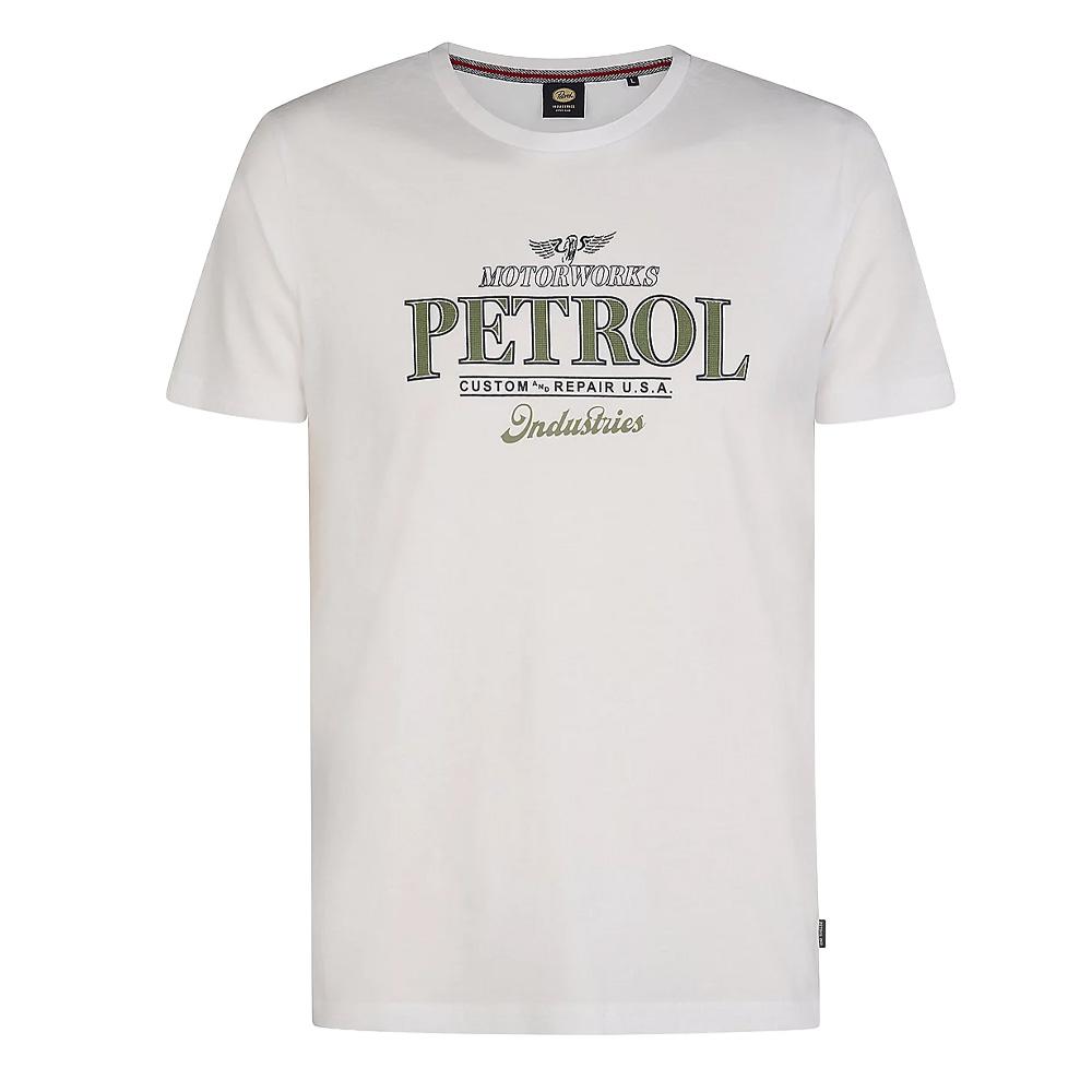 T-Shirt Blanc Homme Petrol Industries Classics pas cher