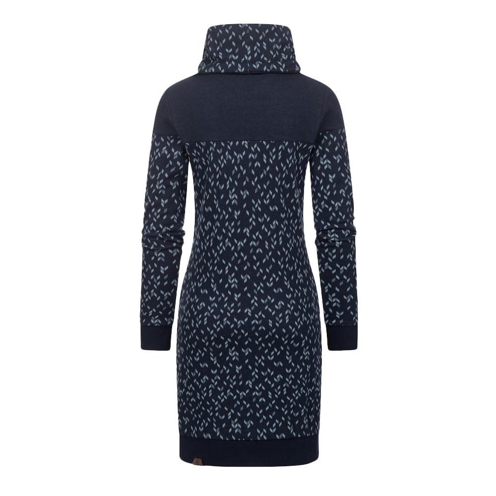 Schwarzes Kleid Frau Ragwear Chloe Ansicht 2
