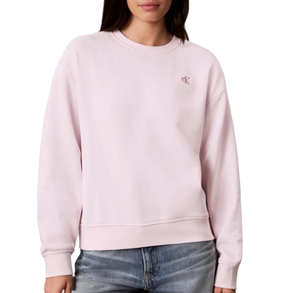 Rosa Damen-Sweatshirt Calvin Klein Jeans Monogram günstig
