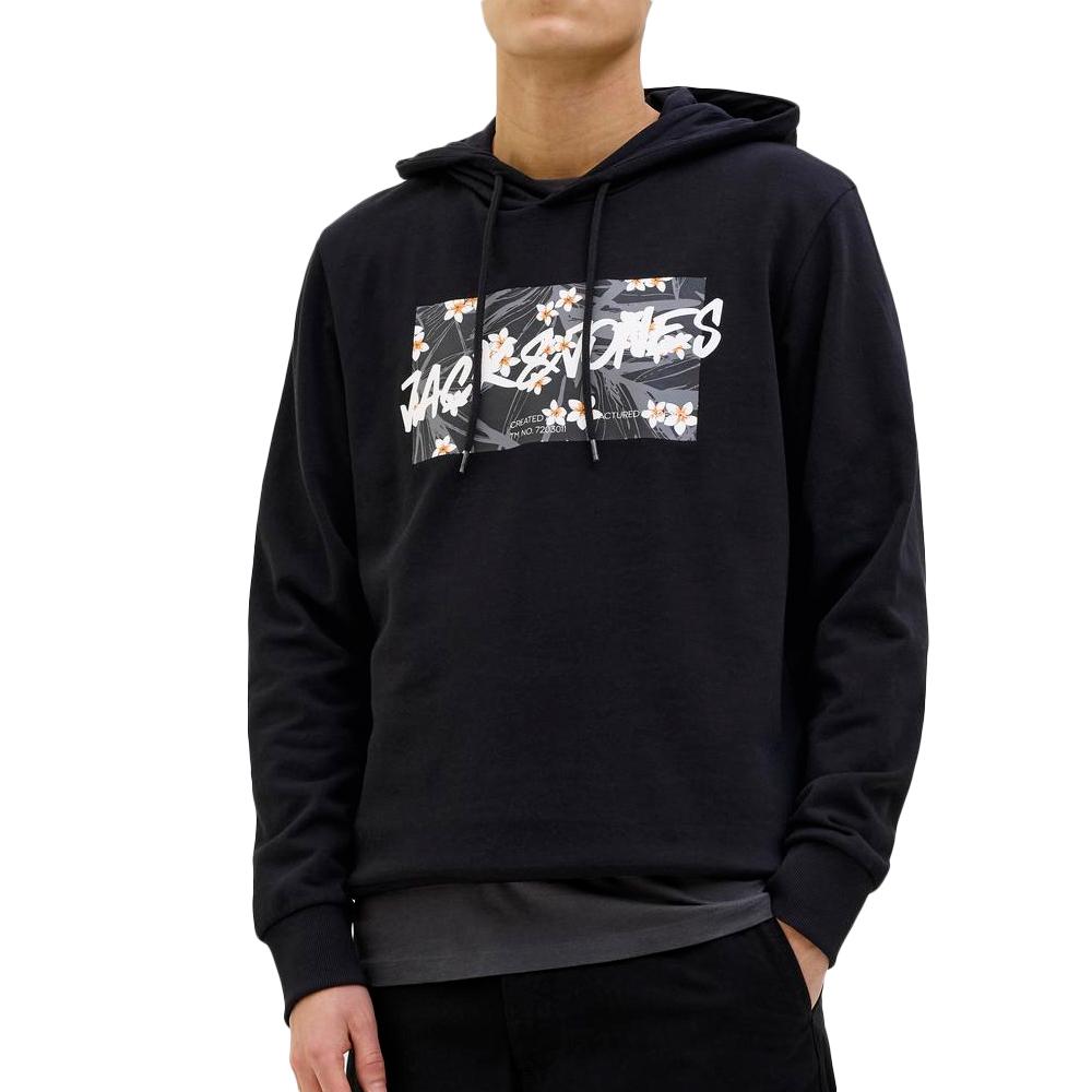 Kapuzenpullover Schwarz Herren Jack &amp; Jones Hawaii günstig