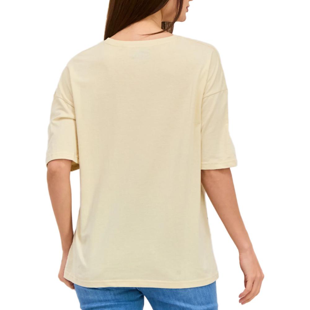 Women’s Beige Disney Sitting Slouch T-shirt Photo of the Espace des Marques %store% store - view of %key%