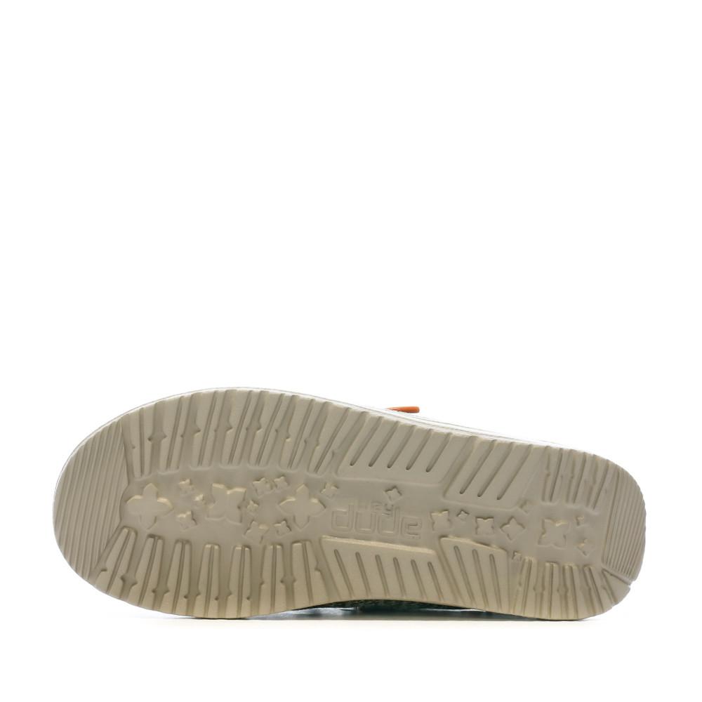 Chaussures Kaki Garçon Hey Dude Wally Youth 13013 vue 5
