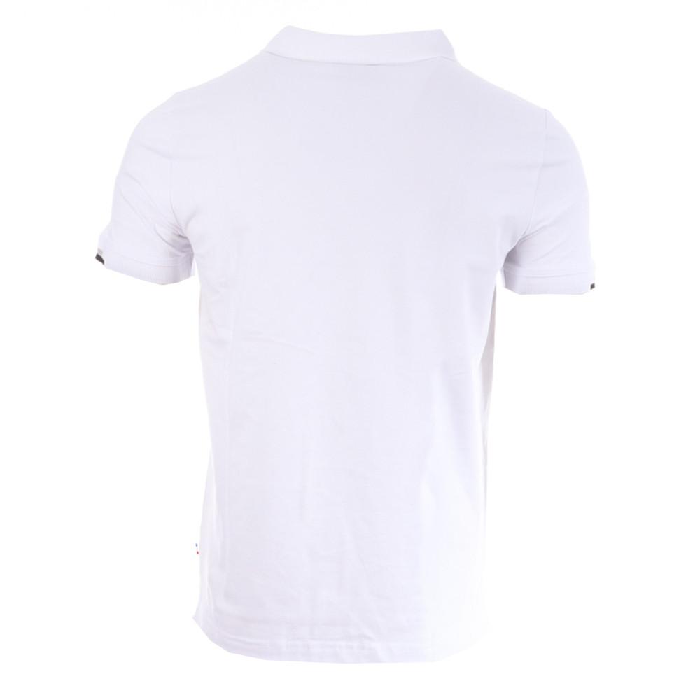 Polo blanco de hombre Hungaria Bennett ver 2
