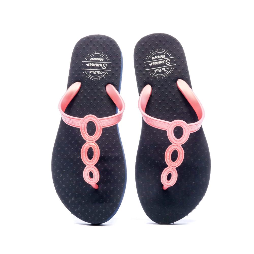 Chanclas de mujer azul marino/rosa Beppi ver 3