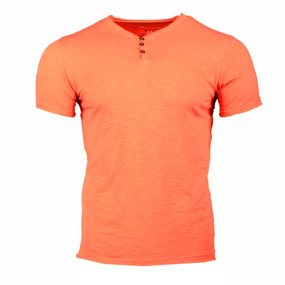 Orangefarbenes T-Shirt für Männer Das Haus Blaggio Mattew günstig