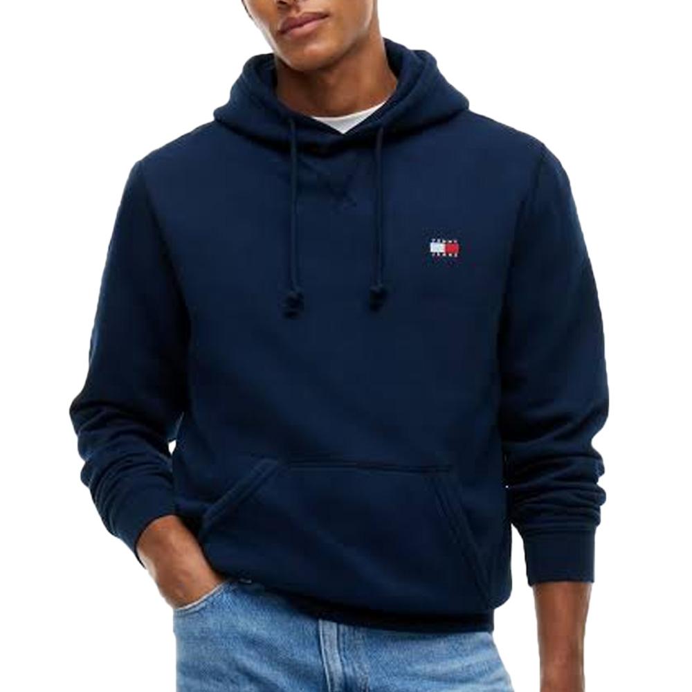 Tommy Hilfiger Herren-Sweatshirt in Marineblau mit Emblem DM0DM günstig