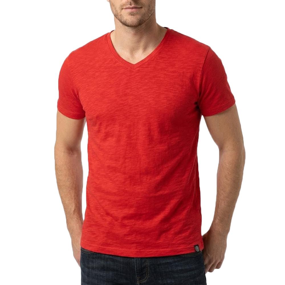 T-shirt Rouge Homme Paname Brothers TANGO pas cher