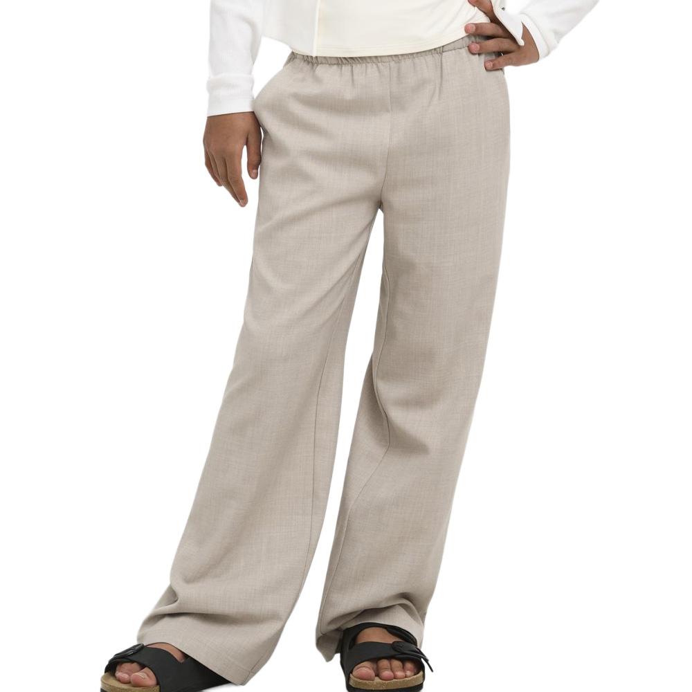 Pantalones holgados beige para niña ONLY Kognina barato