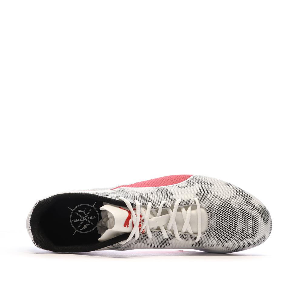 Puma Evospeed 8 Men's Shoes White/Grey/Red Photo of the Espace des Marques %store% store - view of %key%