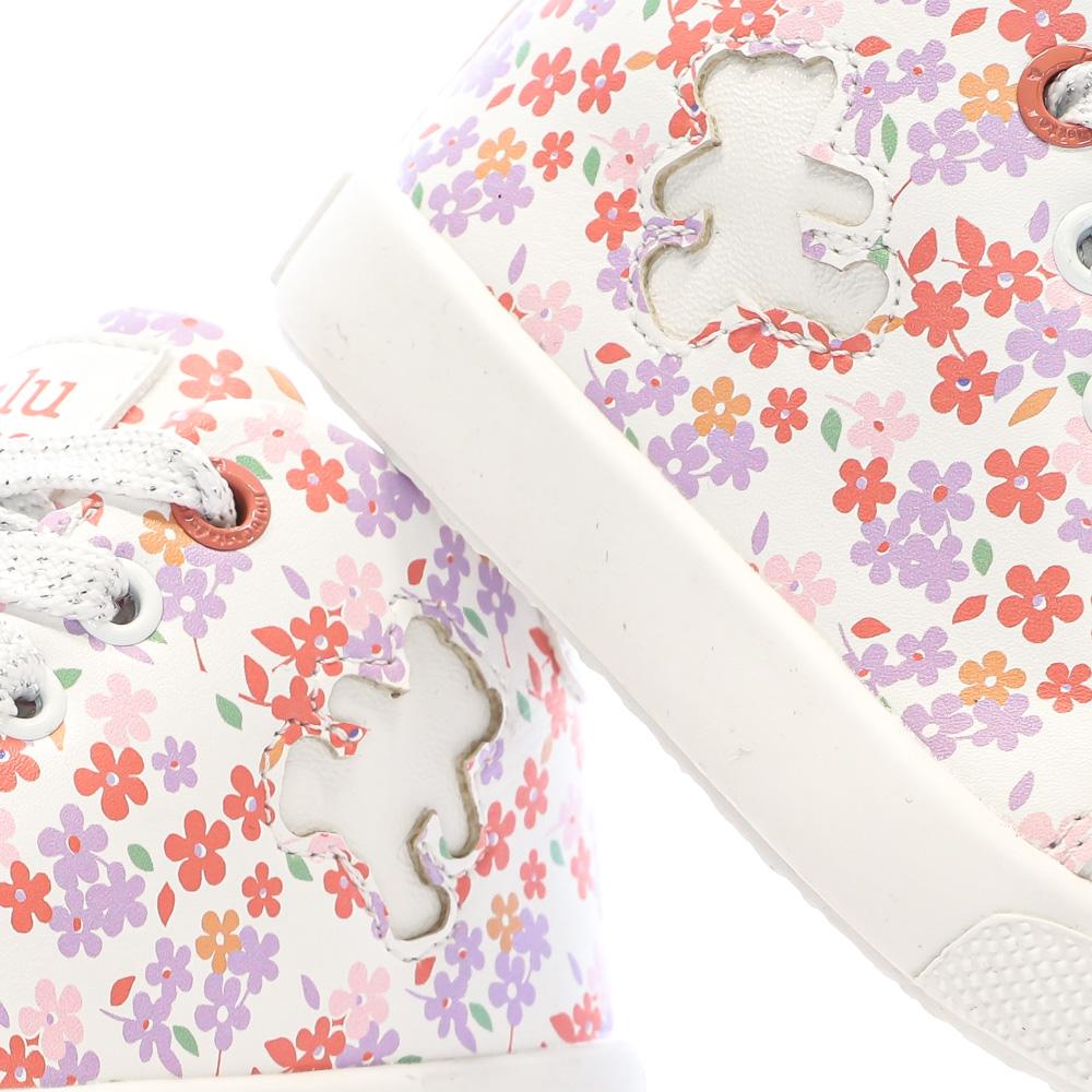 Weiß/Rosa Sneaker für Mädchen von Lulu Castagnette, Lenaig, Stiefelette Ansicht 7