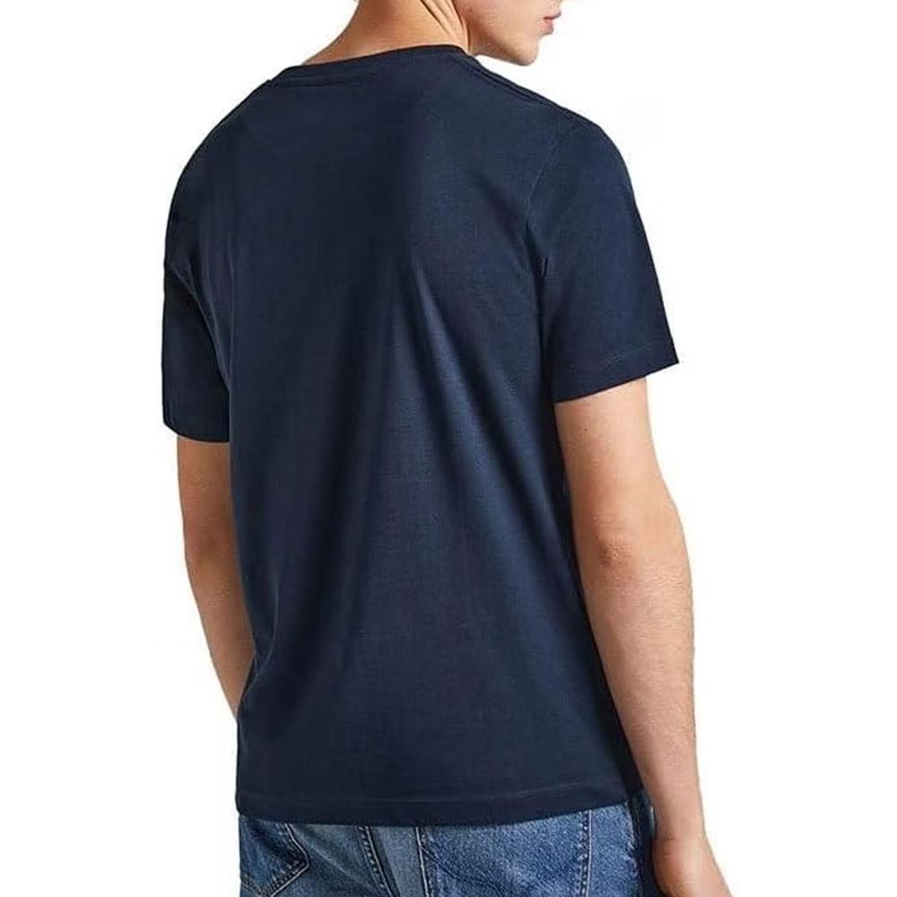 Men’s Dark Blue T-shirt, Pepe Jeans Contrast Connor Photo of the Espace des Marques %store% store - view of %key%