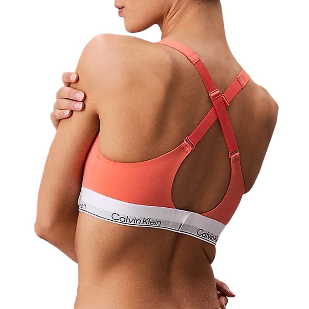 Sujetador rosa para mujer Calvin Klein Jeans Lift ver 2