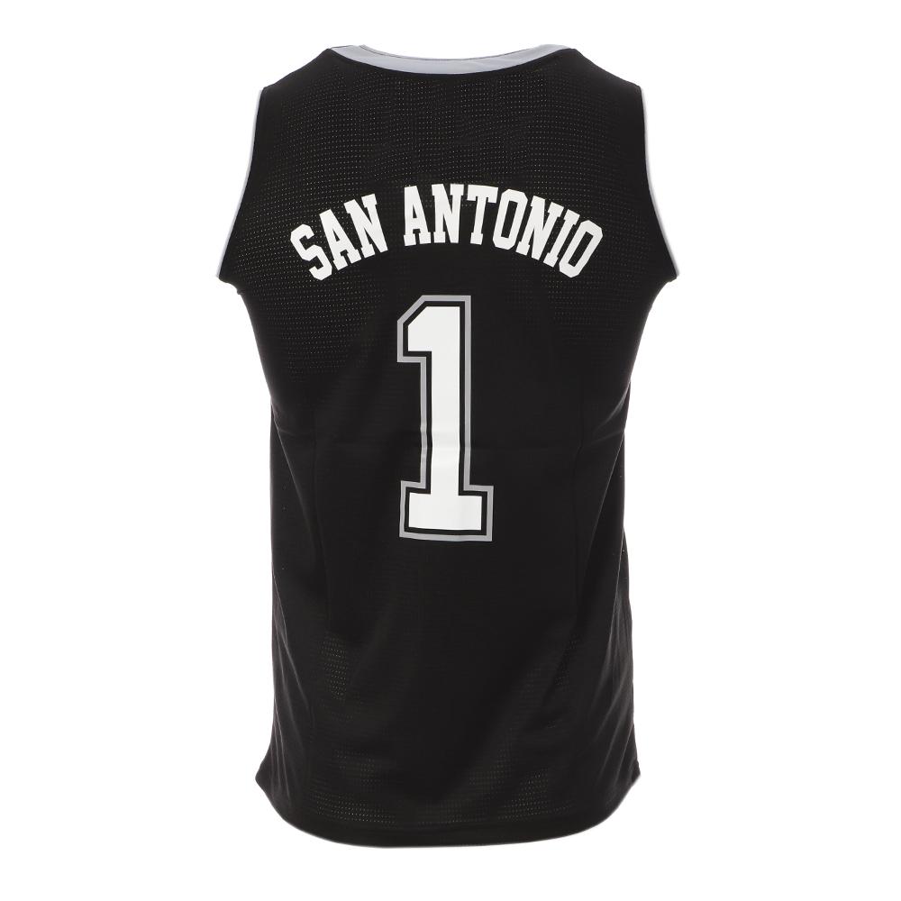San Antonio Basketball-Trikot Schwarz Mann Sport Zone Ansicht 2